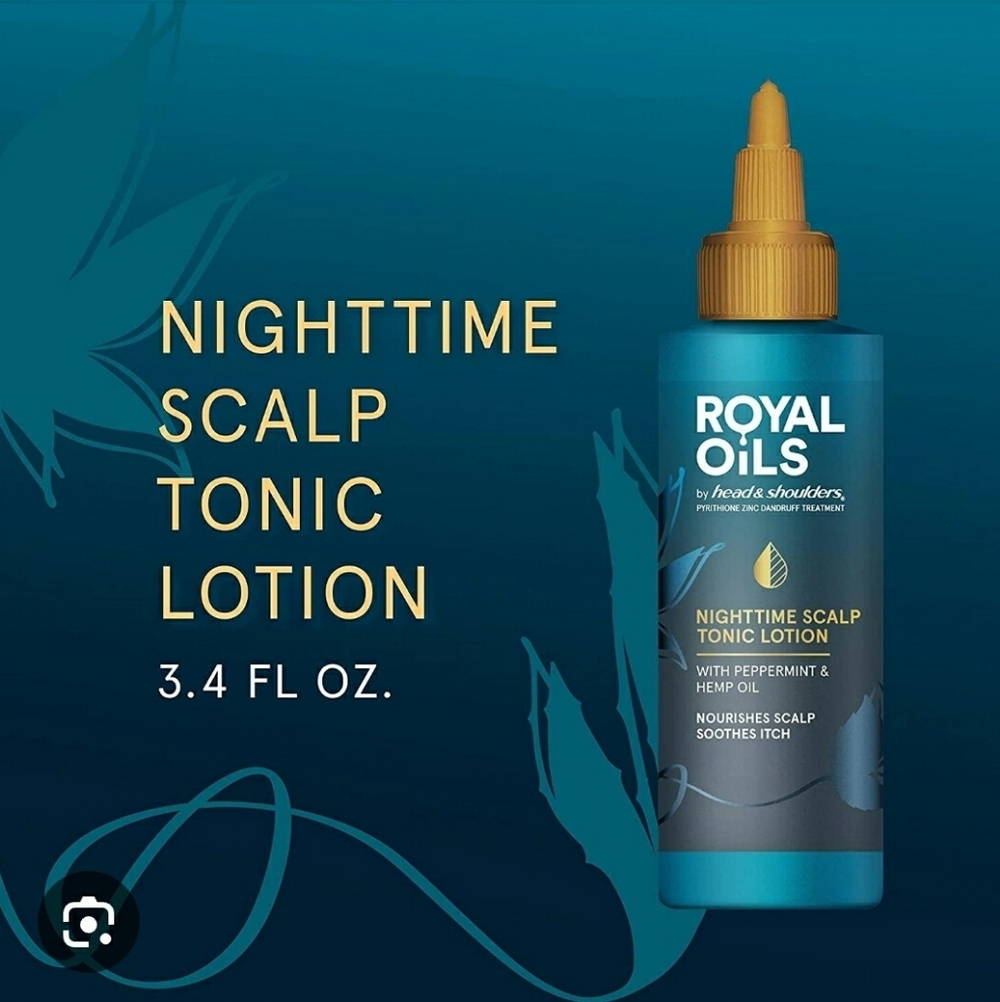 Nighttime Scalp Tonic Lotion - Blue and Gold